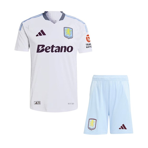 Camiseta Aston Villa Segunda equipo Niño 2024-25